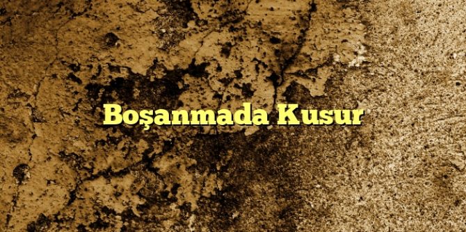 Boşanmada Kusur