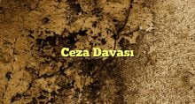 Ceza Davası