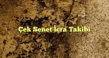 ek Senet İcra Takibi